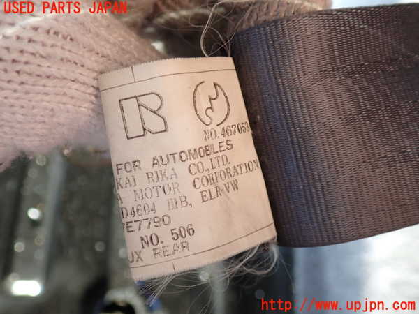 2UPJ-9234897185]ハイラックスサーフ N130系 4ドア(KZN130W)左2列目シートベルト 中古_3