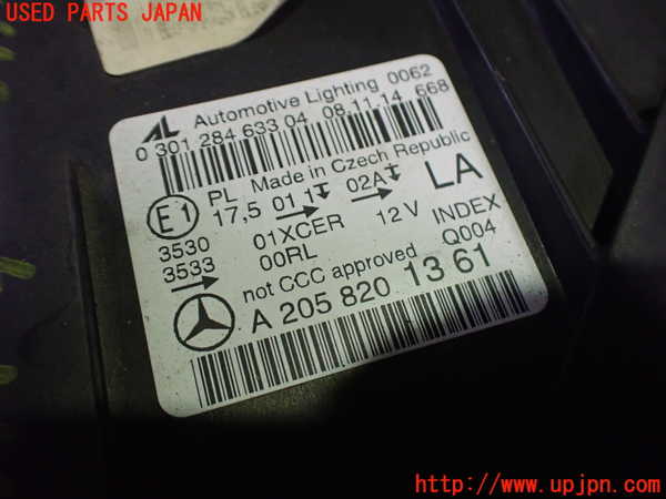 2UPJ-9234901132]ベンツ C180 ステーションワゴン(205240C)(205)左ヘッドライト LED 中古_4