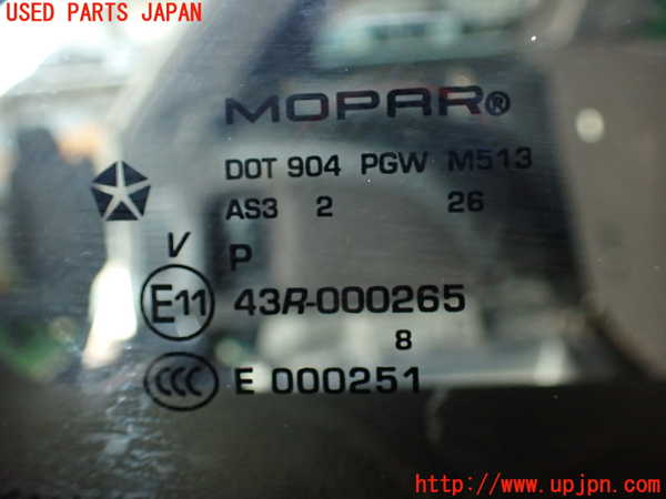 2UPJ-9234911380]ジープ・グランドチェロキー(WK36)右クォーターガラス 中古(43R-000265 M513)_2