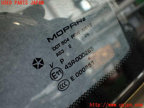 2UPJ-9234911382]ジープ・グランドチェロキー(WK36)左クォーターガラス 中古(43R-000265 M513)_2