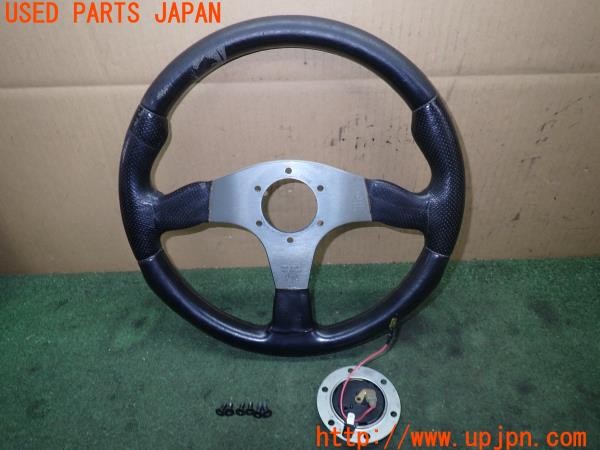 3UPJ=9234920617]シビック タイプR(EP3)前期 MOMO モモ RACE KBA70116 TYP D35 ステアリング 350mm 中古_2