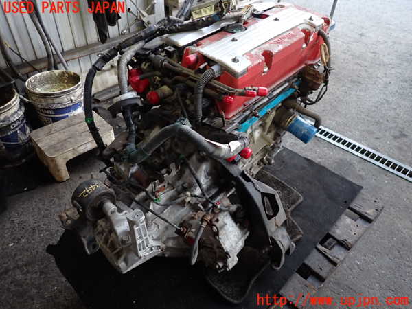 2UPJ-9234922003]シビック タイプR(EP3)エンジン・ミッションセット(補機類・ECU付)K20A 6DMT 中古 圧縮値【1.45／1.4／1.4／1.4】_2