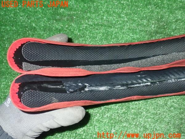 3UPJ=9234930001]BMW Z4 ロードスター(BT30 E85)前期 社外 ステアリングカバー バックスキン調 中古_4