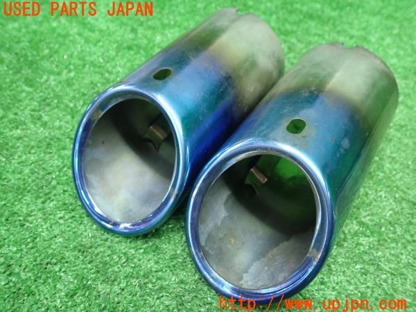 3UPJ=9234930012]BMW Z4 ロードスター(BT30 E85)前期 Higashi マフラーカッター ステンレス 中古_2