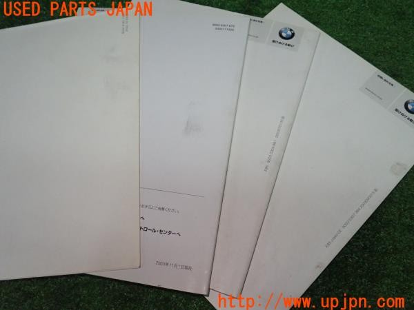 3UPJ=9234930802]BMW Z4 ロードスター(BT30 E85)取扱説明書 取説 車両マニュアル 中古_3