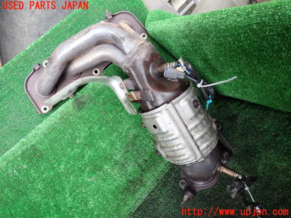1UPJ-9234942041]アルファードハイブリッド(ATH10W)エキマニ1 触媒 マニバーター 中古_2