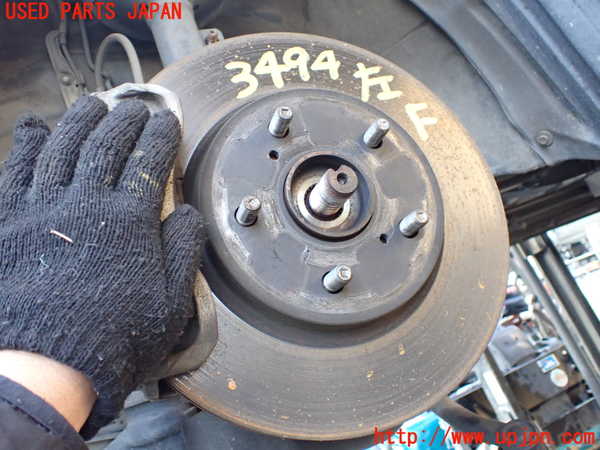 1UPJ-9234944295]アルファードハイブリッド(ATH10W)左フロントナックルハブ 中古_2