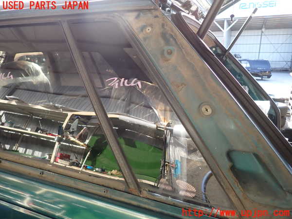 2UPJ-9234951382]セドリック ワゴン(WY30)左クォーターガラス 中古(43R-00033 M213)_1