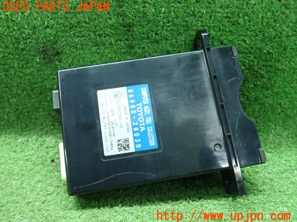 3UPJ=9234960503]アルファード(GGH20W)前期 純正ビルトイン 86980-28030 ETC車載器 中古_5