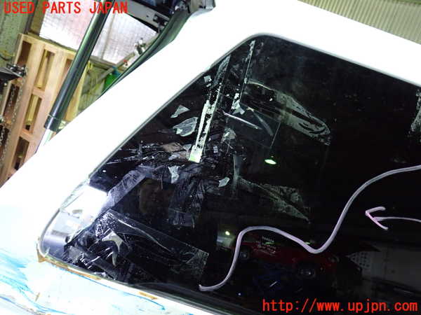 1UPJ-9234961380]アルファード(GGH20W)右クォーターガラス 中古_2