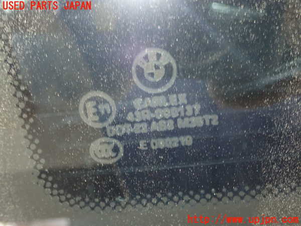 1UPJ-9234971382]BMW X3(WY20)(F25)左クォーターガラス 中古(43R-000137 M35T2)_2