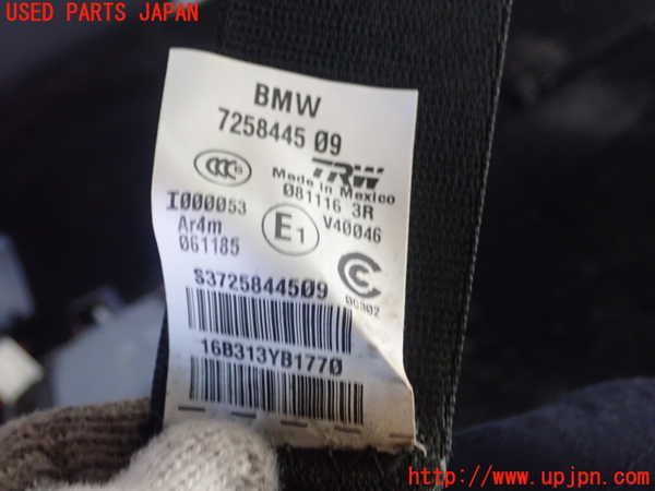 1UPJ-9234977185]BMW X3(WY20)(F25)左2列目シートベルト 中古_2
