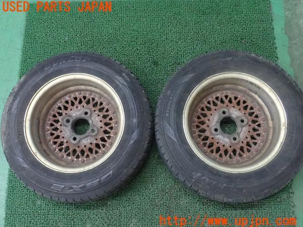 3UPJ=9234990915]サバンナRX-7 (SA22C FB3S)後期 SSR スターフォーミュラメッシュ ホイール2本① 14×5J?5.5J? +8?+9? PCD114.3 4穴 中古_2