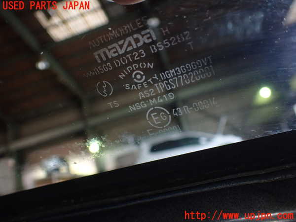 1UPJ-9234991380]サバンナ RX-7 FB3S 後期(SA22C)右クォーターガラス 中古 NSG M419 43R-00014_2