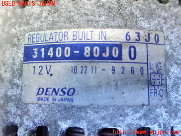 1UPJ-9235006015]スイフト(ZC71S)オルタネーター(ダイナモ) 中古_4