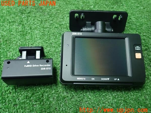 3UPJ=9235010580]BMW ミニ(MINI)クーパーD(XT15M F55)前期 COMTEC コムテック ZDR-015 ドライブレコーダー 駐車監視 前後2カメラ 中古_2