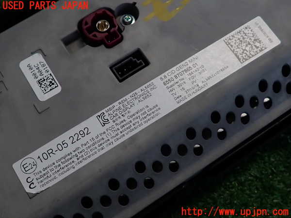 2UPJ-9235016629]BMW ミニ(MINI)クーパーD(XT15M)(F55)モニター 中古_3