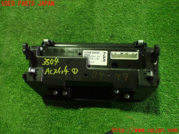 2UPJ-9235046066]日産リーフ(ZE1)エアコンスイッチ1 中古_2