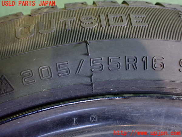2UPJ-9235049034]日産リーフ(ZE1)タイヤ　ホイール　1本④ 205/55R16 中古_2