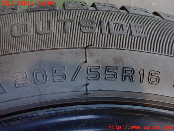 2UPJ-9235049032]日産リーフ(ZE1)タイヤ　ホイール　1本② 205/55R16 中古_2