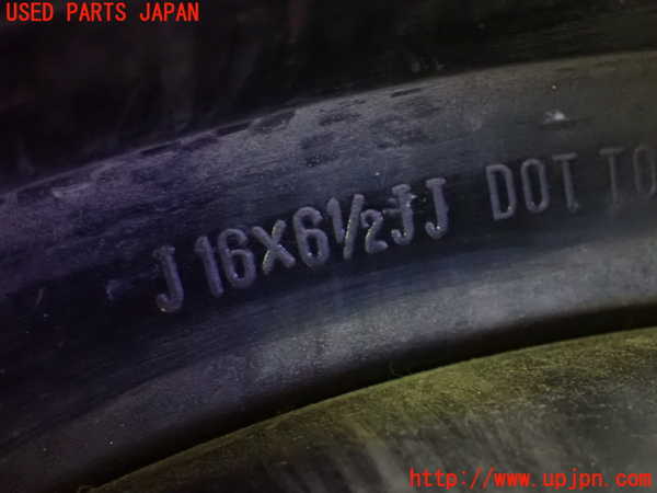 2UPJ-9235049033]日産リーフ(ZE1)タイヤ　ホイール　1本③ 205/55R16 中古_3