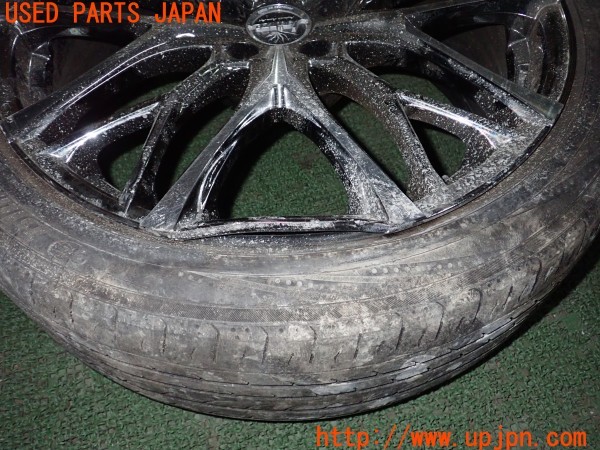 3UPJ=9235070962]ヴェルファイア ハイブリッド(AYH30W)Weds ウェッズ クレンツェ ウィーバル ホイール② 20×8.5J +35 PCD114.3 5穴 2本 中古_2