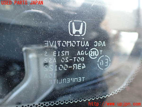 1UPJ-9235091200]ステップワゴン(RK1)右フロント三角窓ガラス 中古 AGC M213 43R-00122_2