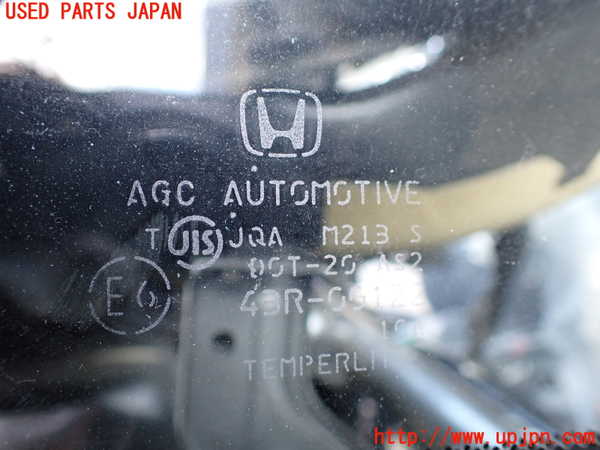 1UPJ-9235091202]ステップワゴン(RK1)左フロント三角窓ガラス 中古 AGC M213 43R-00122_2