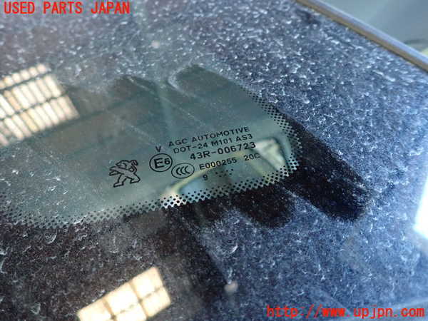 1UPJ-9235131380]プジョー・2008(A94HN01)右クォーターガラス 中古(43R-006723 M101)_2