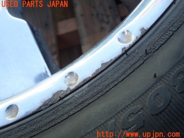 3UPJ=9235160923]リンカーン ナビゲーター(型式不明)BUDDY BOND バディボンド BONE EVO ホイール 22×9.5JJ +35 PCD135/139.7 6穴 4本 中古_2