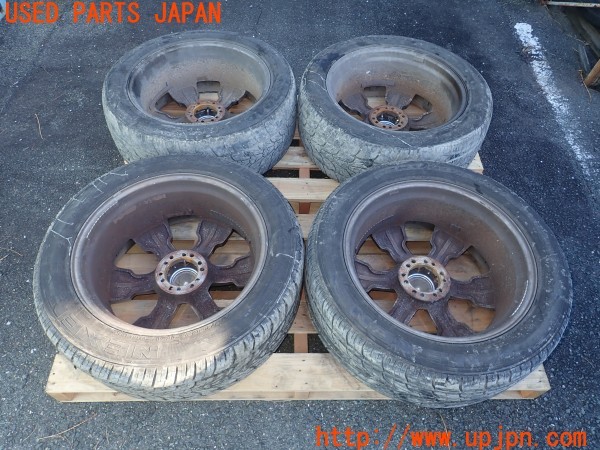 3UPJ=9235160923]リンカーン ナビゲーター(型式不明)BUDDY BOND バディボンド BONE EVO ホイール 22×9.5JJ +35 PCD135/139.7 6穴 4本 中古_5