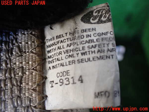 1UPJ-9235167075]リンカーン・ナビゲーター(型式不明)助手席シートベルト 中古_3