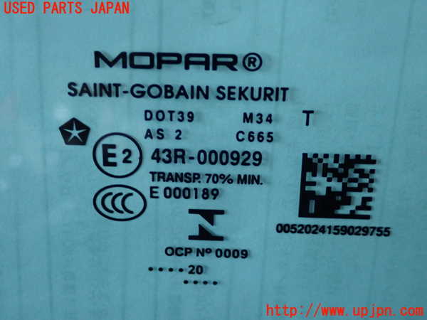 2UPJ-9235191260]ジープ・レネゲード(BV13PM)左前ドア (43R-000929) 中古_3