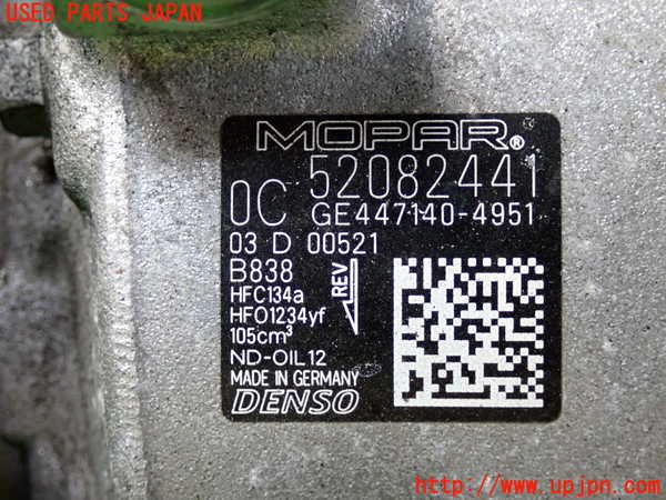 2UPJ-9235196025]ジープ・レネゲード(BV13PM)エアコンコンプレッサー 中古_3