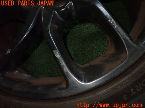 3UPJ=9235210919]ルノー メガーヌR.S.(ルノー・スポール)(DZF4R)純正 タイヤホイール 18×8.25J +65 PCD114.3 5穴 4本 中古_3