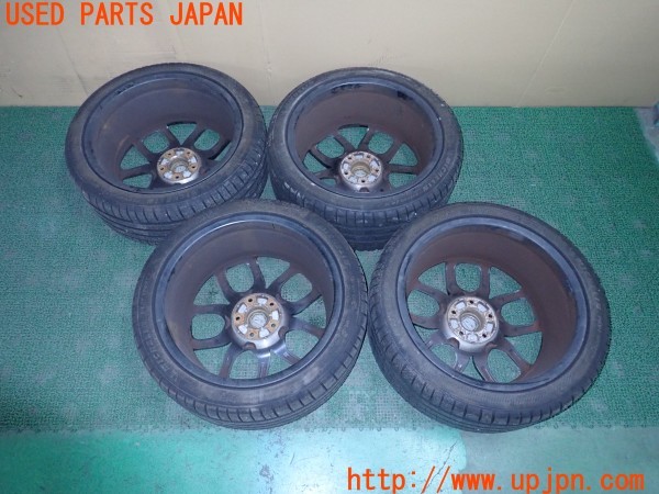 3UPJ=9235210919]ルノー メガーヌR.S.(ルノー・スポール)(DZF4R)純正 タイヤホイール 18×8.25J +65 PCD114.3 5穴 4本 中古_5