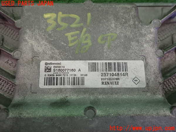 2UPJ-9235216110]ルノー・メガーヌ R.S.(ルノー・スポール)(DZF4R)エンジンコンピューター 中古_2