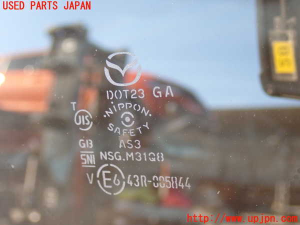 2UPJ-9235221380]CX-5(KF2P)右クォーターガラス 中古(43R-005844 M31Q8)_3
