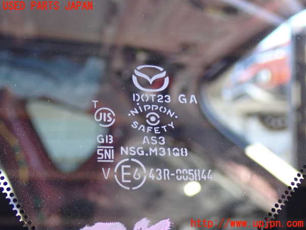 2UPJ-9235221382]CX-5(KF2P)左クォーターガラス 中古(43R-005844 M31Q8)_3