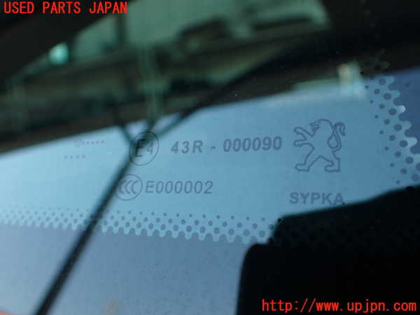 2UPJ-9235231380]プジョー・RCZ(T7R5F02)右クォーターガラス (SYPKA 43R-000090) 中古_2
