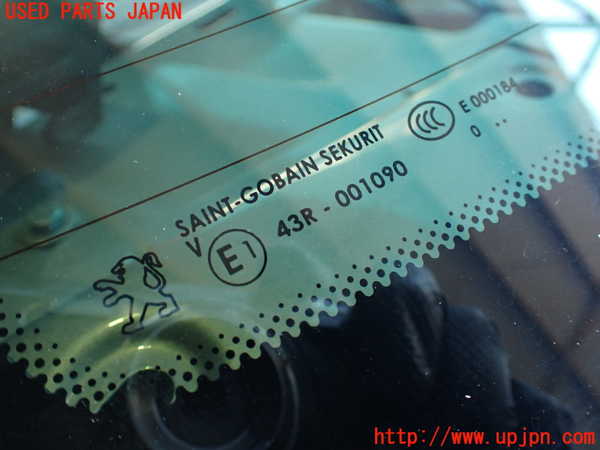 2UPJ-9235231560]プジョー・RCZ(T7R5F02)リアガラス (SAINT-GOBAIN SEKURIT 43R-001090) 中古_2