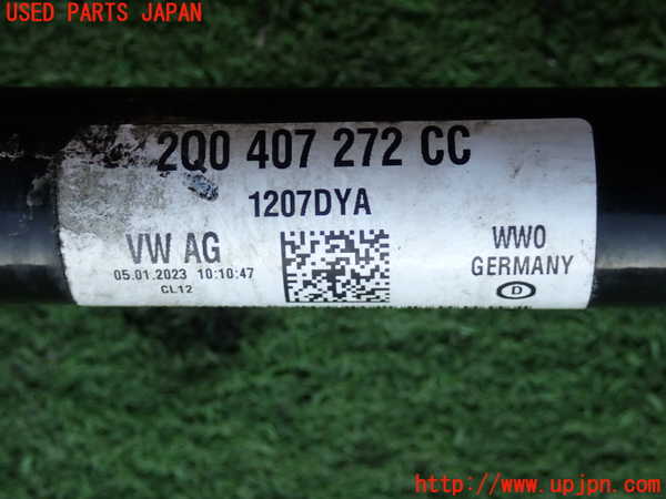 2UPJ-9235244010]VW・T-Cross(ティークロス)(C1DKR)右フロントドライブシャフト 中古_4