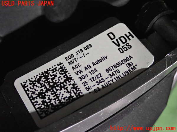 2UPJ-9235247855]VW・T-Cross(ティークロス)(C1DKR)ステアリングホイール 中古_3