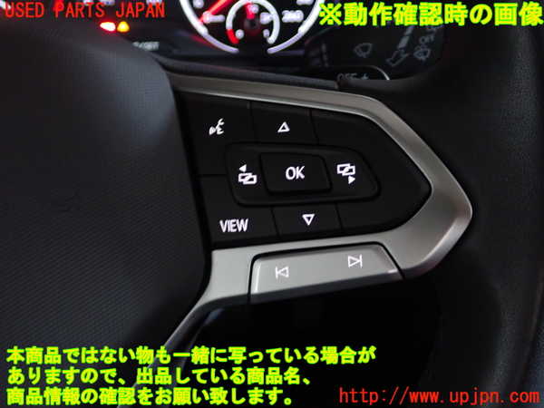 2UPJ-9235247855]VW・T-Cross(ティークロス)(C1DKR)ステアリングホイール 中古_4