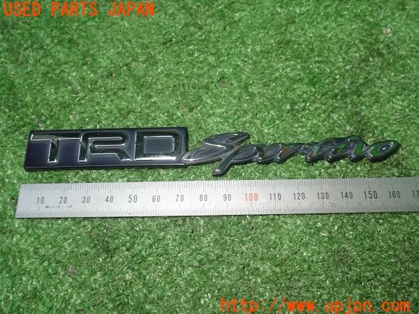 3UPJ=9235250008]アルテッツァ RS200 リミテッドII(SXE10)後期 TRD Sportivo スポルティーボ PZ037 エンブレム 中古_5