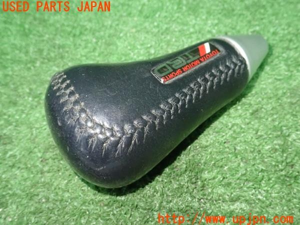 3UPJ=9235250614]アルテッツァ RS200 リミテッドII(SXE10)後期 TRD 本革巻 AT用 シフトノブ 中古_2