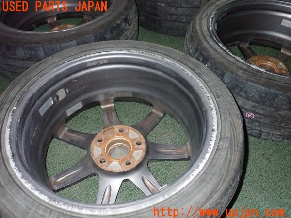 3UPJ=9235250918]アルテッツァ RS200 リミテッドII(SXE10)後期 ENKEI エンケイpf07 ホイール 17×7J +48 PCD114.3 5穴 4本 中古_4