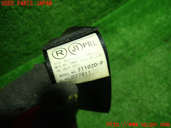 1UPJ-9235267155]レクサス・RX450h(GYL16W)右2列目シートベルト 中古_2