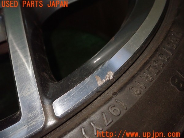 3UPJ=9235280962]ベンツ E300(212055C W212)純正 タイヤホイール 18×9J +54 PCD112 5穴 2本 中古_3