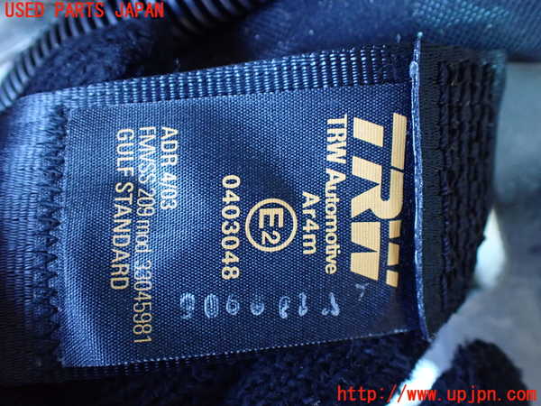 1UPJ-9235307135]マセラティ・クアトロポルテ(MQP)真中2列目シートベルト 中古_2